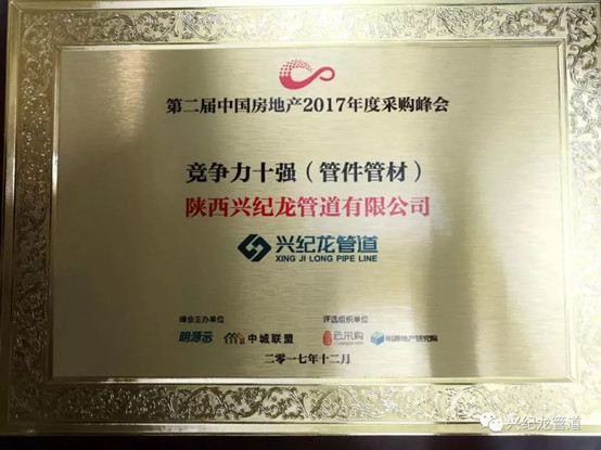 管材管（guǎn）件競爭力十強