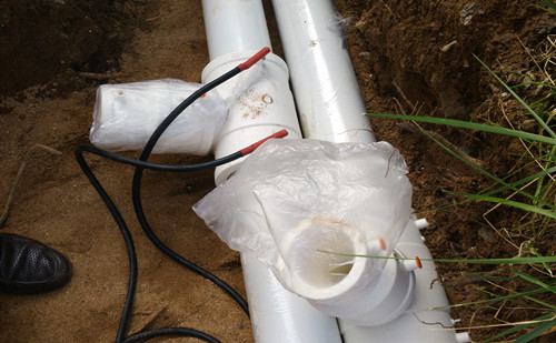 “興紀龍”PE-RT電熔施工（gōng）現場