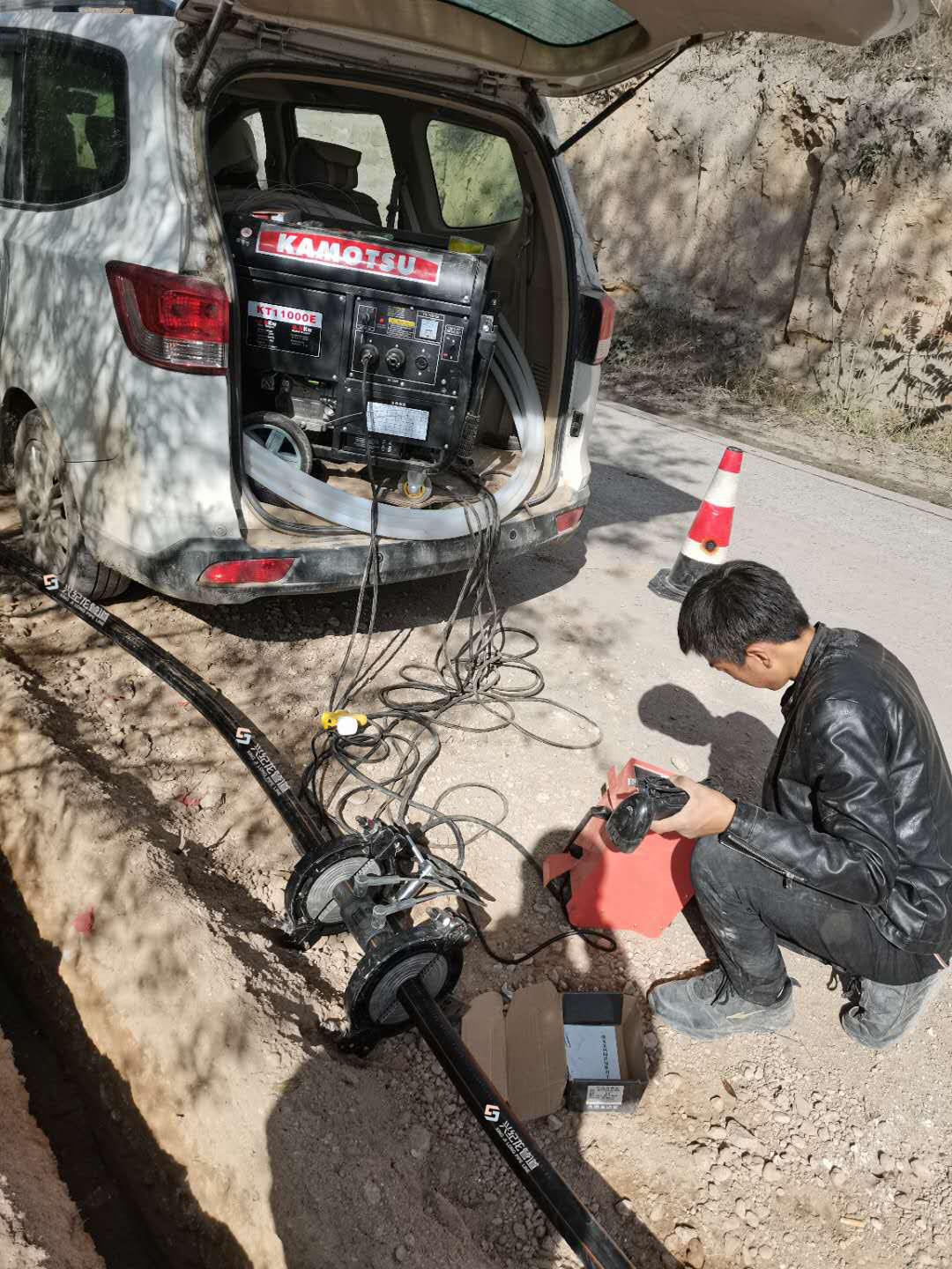 “興紀（jì）龍”埋地（dì）燃氣（qì）專用管，對接施工圖（tú）